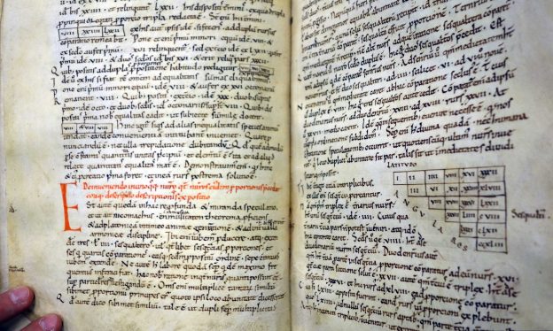 A medieval textbook