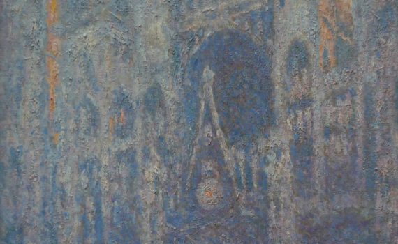 Claude Monet, Rouen Cathedral - detail