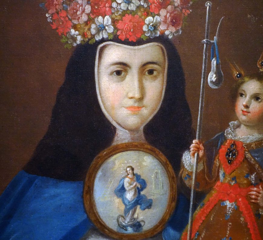 Crowned Nun Portrait of Sor María de Guadalupe, c. 1800