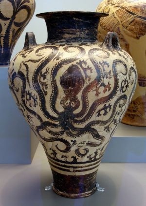 Mycenaean imitation of Minoan Marine ware, 15th century B.C.E. Tomb 2, Argive Prosymna