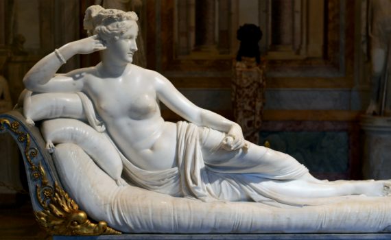 Antonio Canova, Paolina Borghese as Venus Victorious, 1804-08