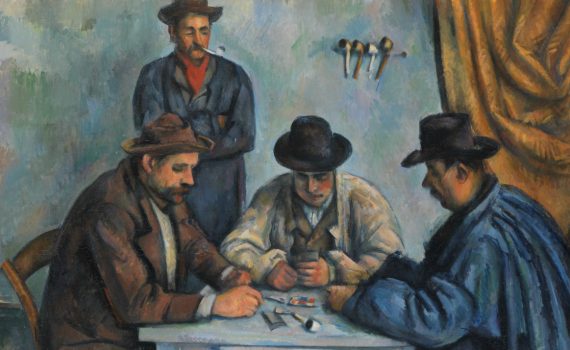 Paul Cézanne, The Card Players- detail