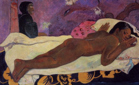 Nude (detail), Paul Gauguin, Spirit of the Dead Watching