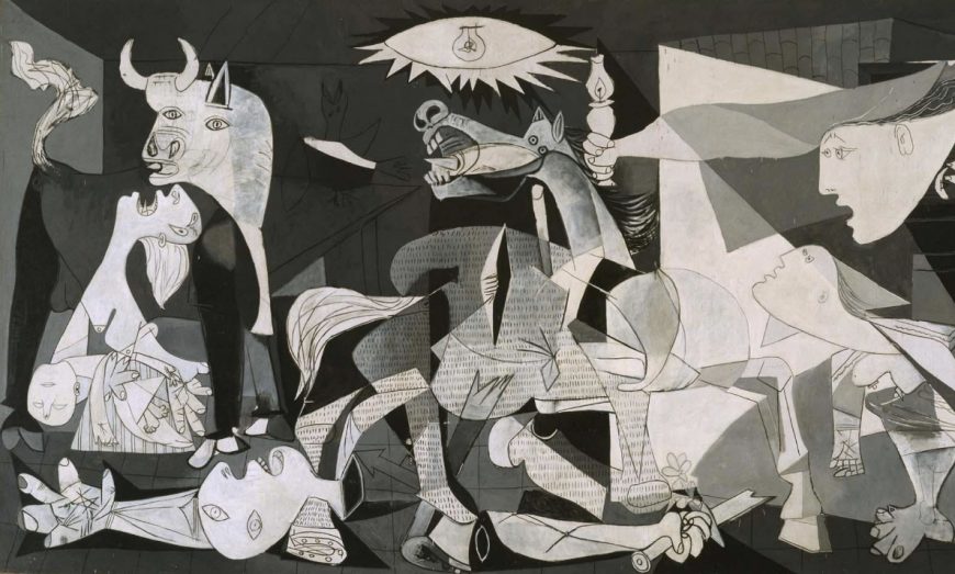 Pablo Picasso, Guernica - detail