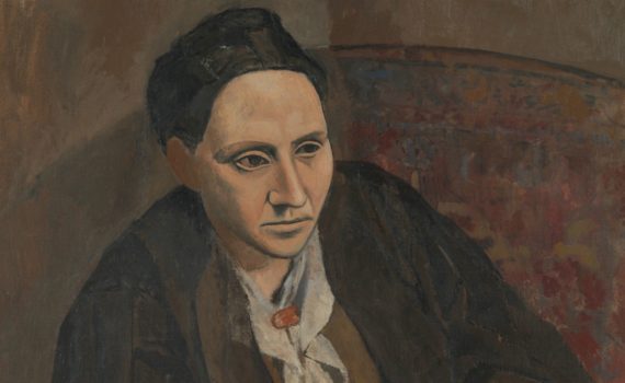 Detail, Pablo Picasso, Portrait of Gertrude Stein, 1905-06, oil on canvas, 39 3/8 x 32 in. (100 x 81.3 cm) (The Metropolitan Museum of Art, New York)