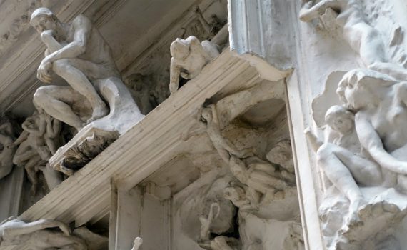Auguste Rodin, The Gates of Hell​, detail