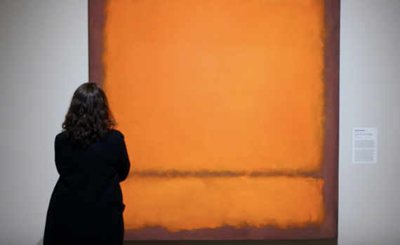 Mark Rothko, No. 210/No. 211 (Orange), 1960, oil on canvas, 175.3 x 160 cm (Crystal Bridges Museum of American Art).