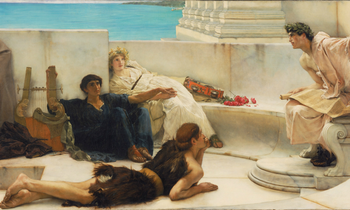 Smarthistory – Sir Lawrence Alma-Tadema, A Reading from Homer