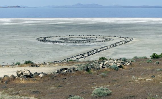 Robert Smithson, Spiral Jetty, 1970 (Great Salt Lake, Utah)