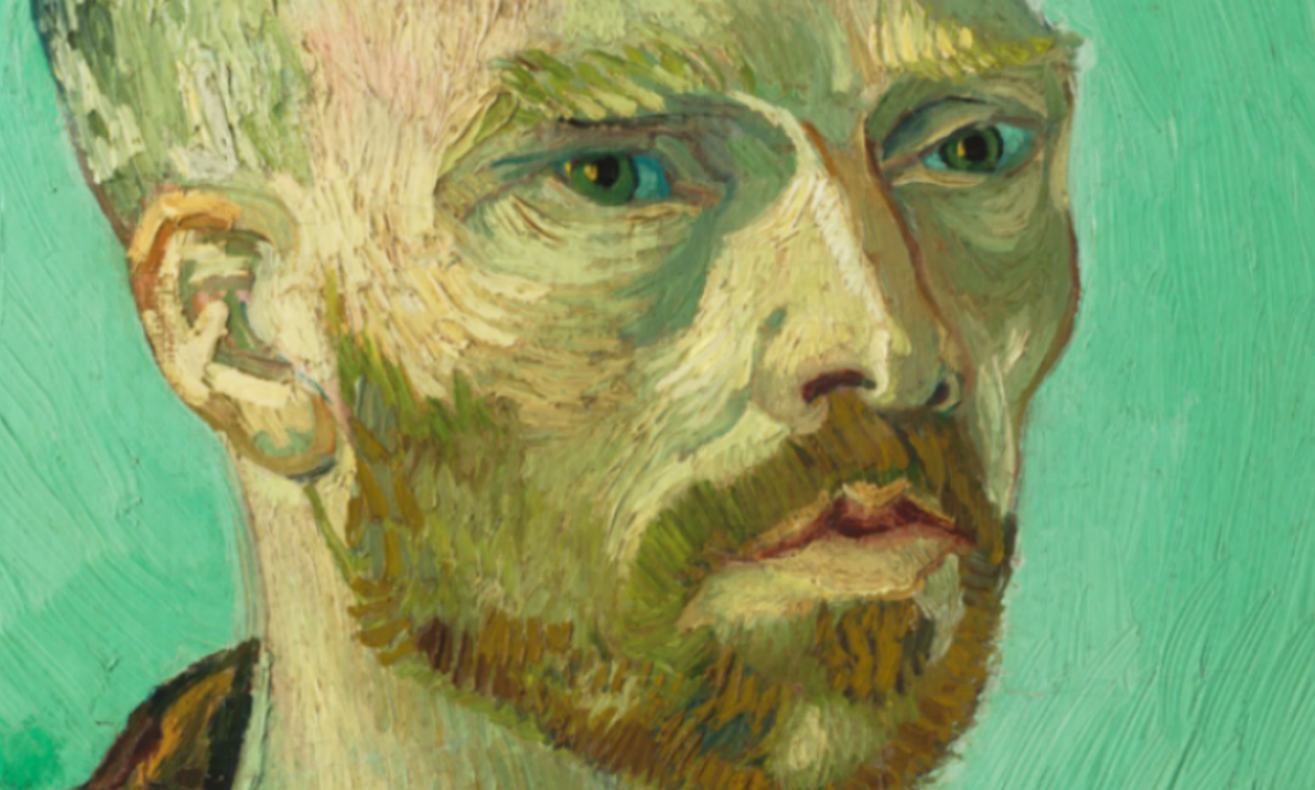 Vincent van Gogh, Self-Portrait Dedicated to Paul Gauguin - detail