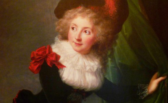 Élisabeth-Louise Vigée Le Brun, Madame Perregaux, detail
