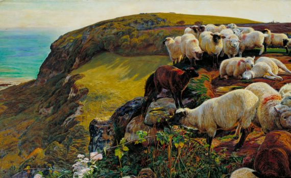William Holman Hunt, <em>Our English Coasts (Strayed Sheep)</em>