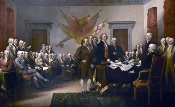 Painting the story of the Declaration of Independence