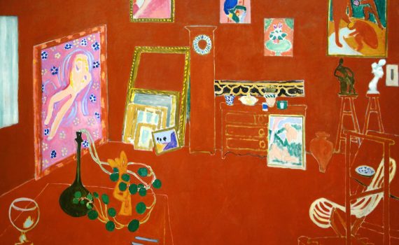 Henri Matisse, The Red Studio, 1911, oil on canvas, 181 x 219.1 cm (Museum of Modern Art, New York)