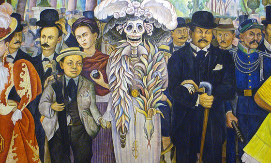 Diego Rivera, <em>Dream of a Sunday Afternoon in Alameda Central Park</em>