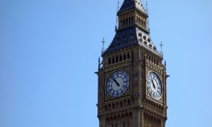 Charles Barry and A.W.N. Pugin, Elizabeth Tower (Big Ben), Palace of Westminster (Houses of Parliament), 1840–70, London (photo: Steven Zucker, CC BY-NC-SA 2.0)