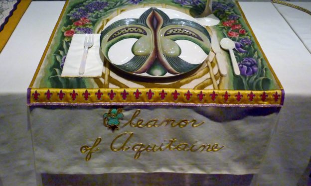Judy Chicago, The Dinner Party, Eleanor of Aquitaine