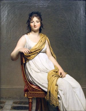 Jacques Louis david, Madame Raymond de Verninac, 1799, oil on canvas, 145 x 112 cm (Louvre)
