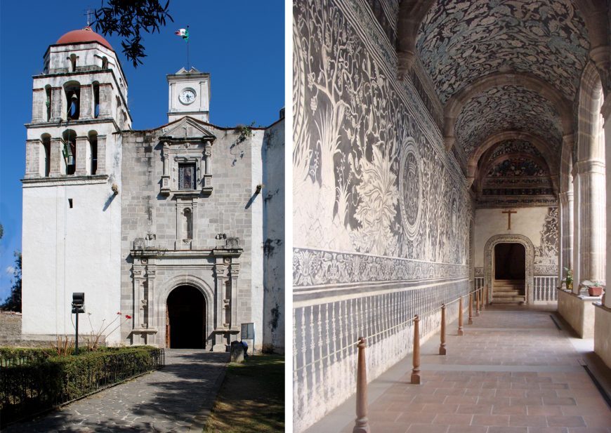 Ex Convento of Divino Salvador, Malinalco, constructed 1540-60 (photo: AlejandroLinaresGarcia, CC BY-SA 3.0)