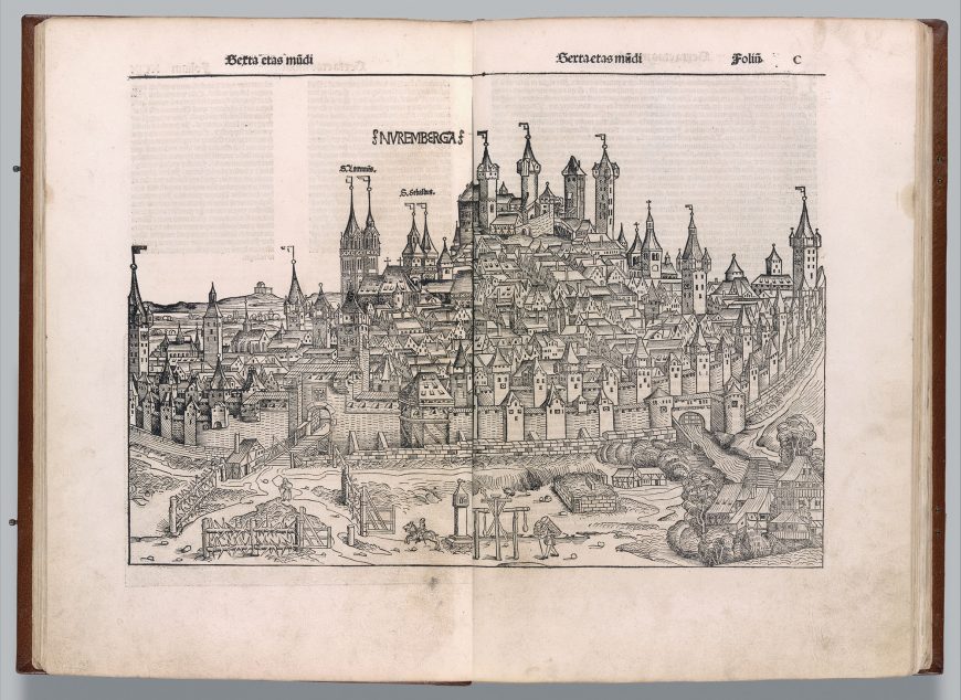 View of the City of Nuremberg, in The Nuremberg Chronicle