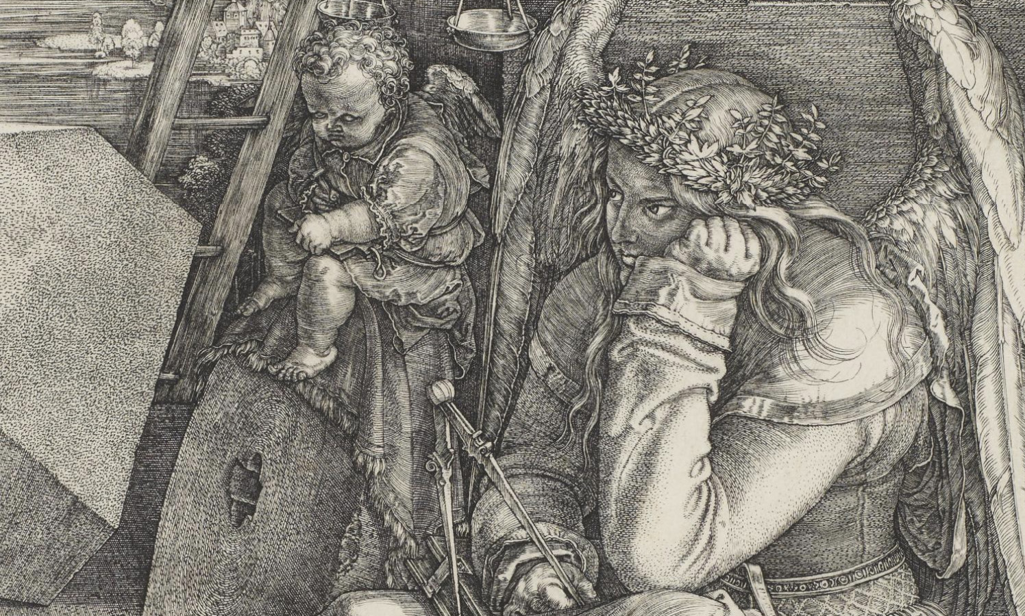 Albrecht Dürer, Melencolia I, 1514, engraving, 24.45 x 19.37 cm (Minneapolis Institute of Art)