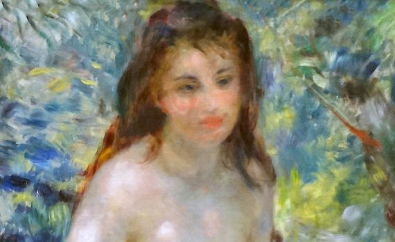 Pierre Auguste Renoir, Study: Torso, effect of sun, 1875-76, oil on canvas, 81 x 65 cm (Musée d'Orsay, Paris)