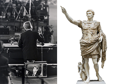 Winogrand, Democratic National Convention, 1960, and Augustus of Primaporta