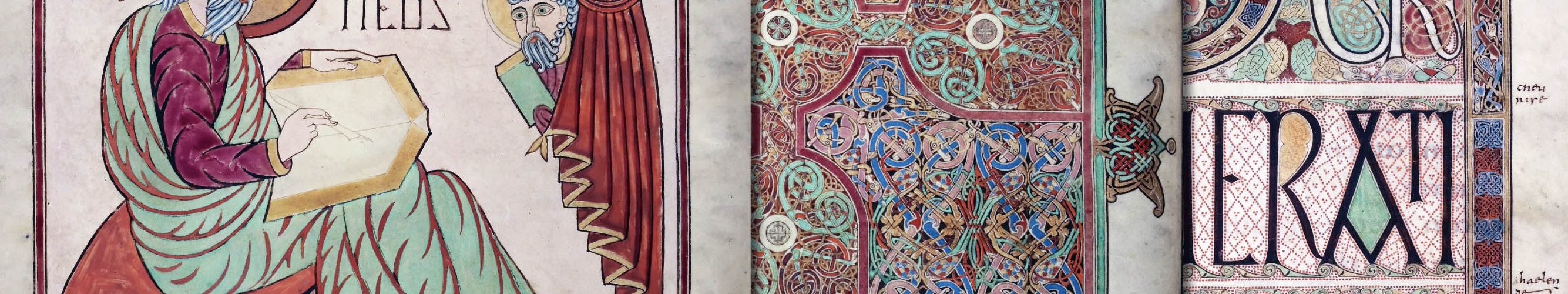 The Lindisfarne Gospels, c. 700 (Northumbria), 340 x 250 mm (British Library, Cotton MS Nero D IV) © 2019 British Library, used by permission