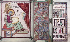 The Lindisfarne Gospels, c. 700 (Northumbria), 340 x 250 mm (British Library, Cotton MS Nero D IV) © 2019 British Library, used by permission