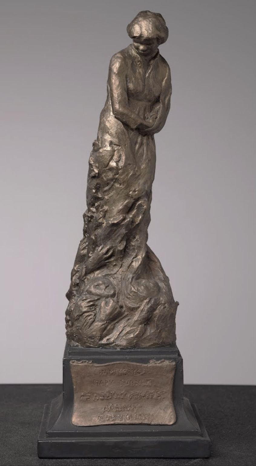 Meta Warrick Fuller, In Memory of Mary Turner: As a Silent Protest Against Mob Violence, 1919, painted plaster (Museum of African American History, Boston & Nantucket)