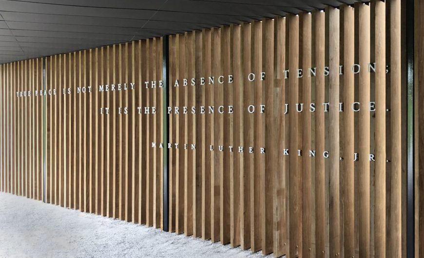 Entrance, National Memorial for Peace and Justice, 2018, Montgomery, Alabama (photo: Renée Ater)