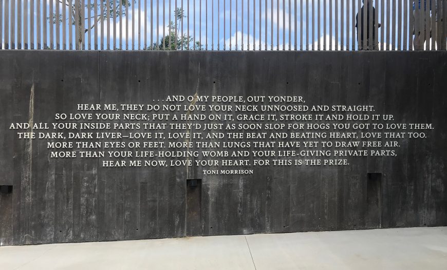 National Memorial for Peace and Justice, 2018, Montgomery, Alabama (photo: Michael Delli Carpini, CC BY-NC 2.0) 