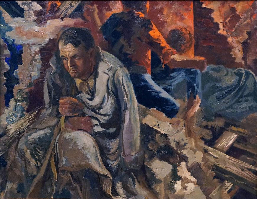 George Grosz, Remembering, 1937, oil on canvas, 71.2 x 91.76 cm (Minneapolis Institute of Art, © Estate of George Grosz)