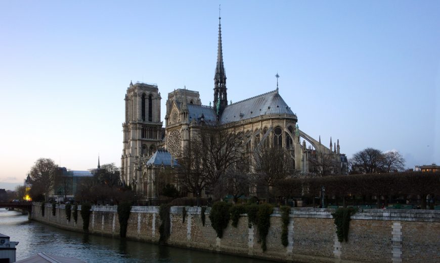 View of Notre Dame de Paris, c.  1163-1250 (photo: Steven Zucker, CC BY-NC-SA 4.0)