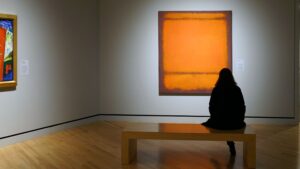 Mark Rothko, No. 210/No. 211 (Orange), 1960, oil on canvas, 175.3 x 160 cm (Crystal Bridges Museum of American Art)