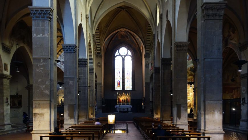Interior of Santa Trinita, Florence