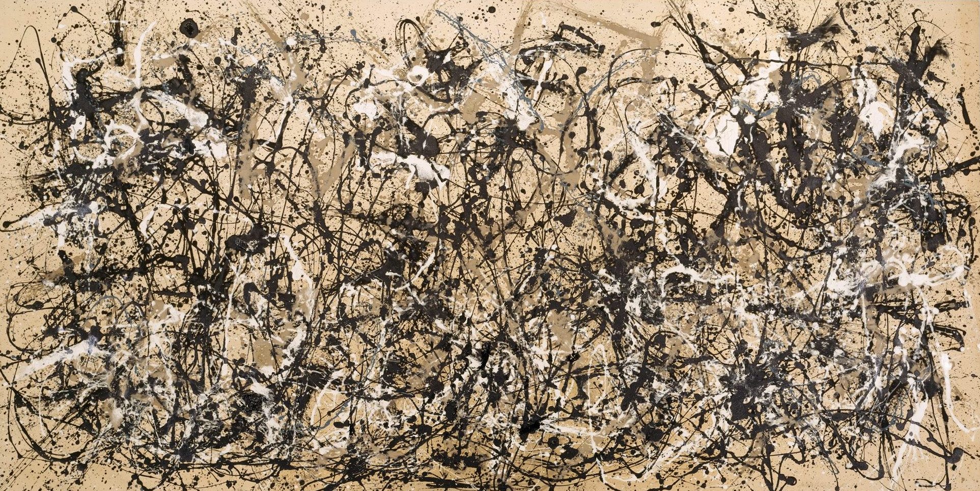 Jackson Pollock, Autumn Rhythm (Number 30), 1950, enamel on canvas, 266.7 x 525.8 cm (The Metropolitan Museum of Art)