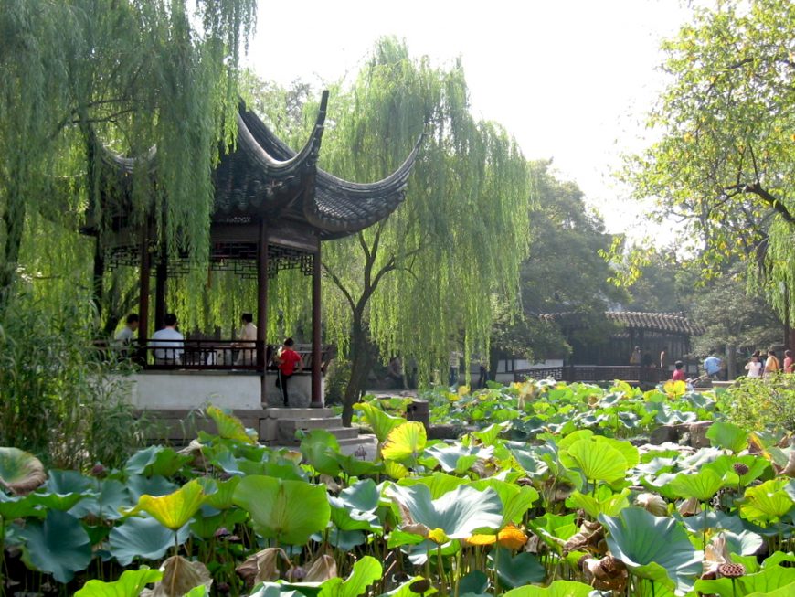 Pavilion of Lotus Wind-Blown from All Sides, Garden of the Humble Administrator, Suzhou, China (image: bonycamel)