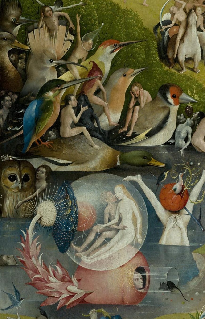 Hieronymus Bosch, The Garden of Earthly Delights, c. 1480-1505, oil on panel, 220 x 390 cm