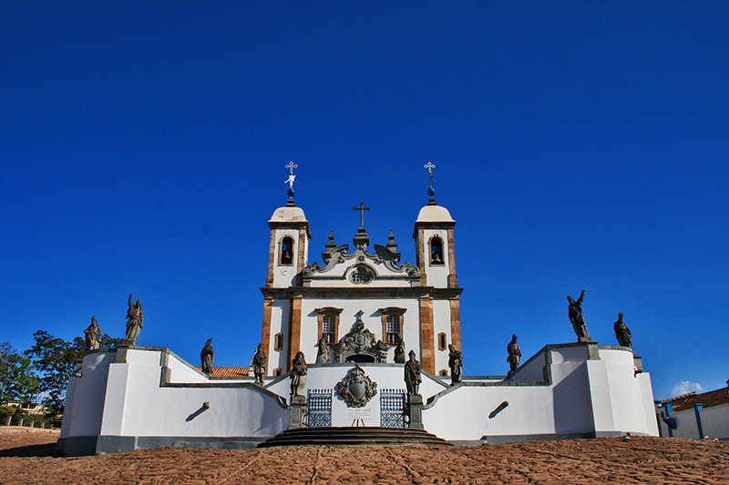 Sanctuary of Bom Jesus de Matosinhos, 1757-1872, Congonhas do Campo, Brazil (photo: Sérgio Mourão, CC-BY-SA-4.0)
