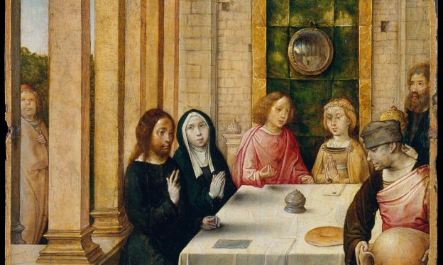 Juan de Flandes, The Marriage Feast at Cana, c. 1500–1504, oil on wood, 21 x 15.9 cm (The Metropolitan Museum of Art)