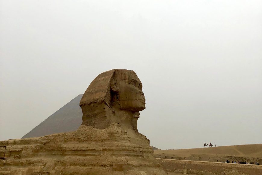 Photo of the Great Sphinx at Giza