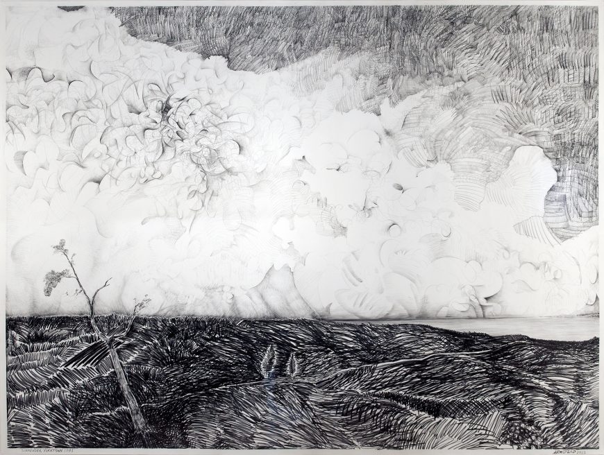 Kenseth Armstead, Surrender Yorktown 1781, 2013, graphite on paper, 86 x 68 inches (Newark Museum, © 2012 Kenseth Armstead) 