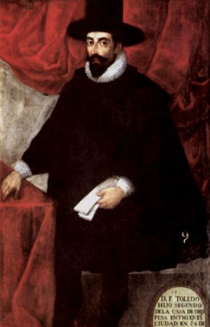 Portrait of Francisco Álvarez de Toledo (1515-1582), 16th century, oil on canvas (Museo Nacional de Arqueología, Antropología e Historia del Perú, image: Wikimedia Commons)