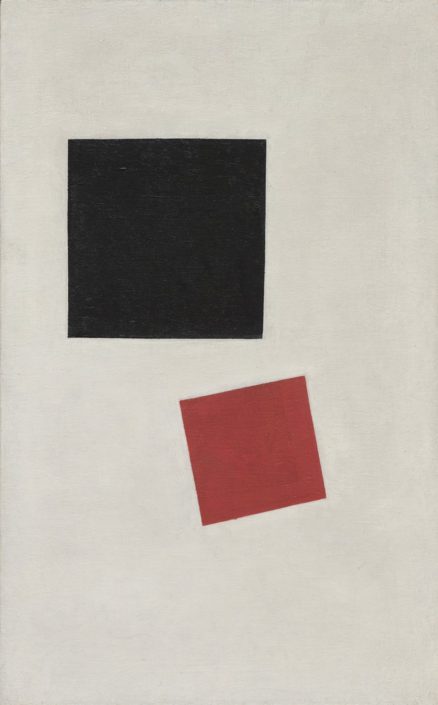 Kazimir Malevich, Painterly Realism of a Boy with a Knapsack. Color Masses in the Fourth Dimension, 1915, oil on canvas, 71.1 x 44.5 cm (MoMA).