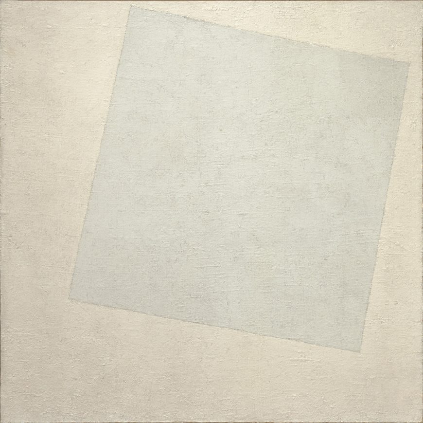 Kazimir Malevich, Suprematist Composition: White on White, 1918, oil on canvas, 79.4 x 79.4 cm (MoMA).