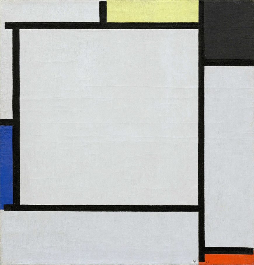 Piet Mondrian, Tableau 2, 1922, oil on canvas, 55.6 x 53.3 cm (Guggenheim Museum, New York).