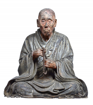 Anonymous sculptor, portrait of Buddhist monk Chōgen, 1206, polychrome wood (Tōdaiji, image: Wikimedia Commons)