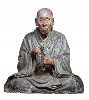 Anonymous sculptor, portrait of Buddhist monk Chōgen, 1206, polychrome wood (Tōdaiji, image: Wikimedia Commons)