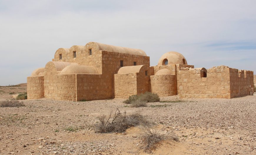 El exterior de la casa de baños, Qusayr 'Amra (Otto Nieminen/Manar al-Atar).